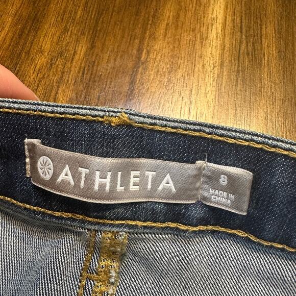 Athleta Medium Wash Blue Skinny Jeans Size 8 - Picture 5 of 5